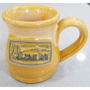 Deneen Pottery hand thrown mug Alpine Inn Little Switzerland NC